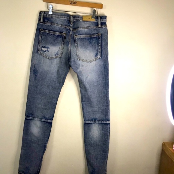 M n m l STRETCH DENIMRelaxed fitBlue jea… - Picture 16 of 16